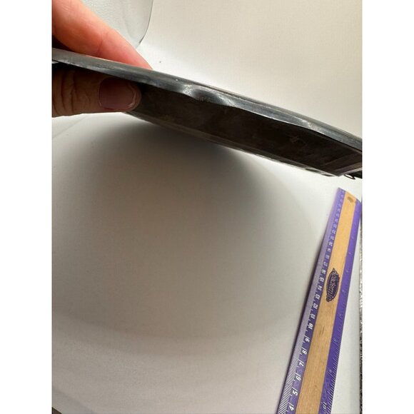 Vintage Egyptian Brass Wall Decor Plate King Ramses on a Chariot 11.5" - Picture 12 of 12